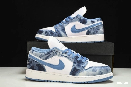 Air 1 Denim” DM8947-100 Jordan “Washed Low 1211